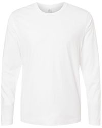 Alternative Apparel - Cotton Jersey Long Sleeve Go-to Tee - Lyst