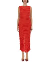 ROTATE BIRGER CHRISTENSEN - Draped Maxi Dress - Lyst
