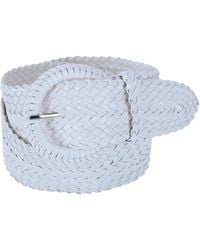 CTM - Braided Wide Belt With Matching Buckle - Lyst