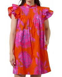 Sugarlips - Nalani Floral Lovel Shift Mini Dress - Lyst