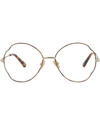 Chloé - Round-Frame Metal Optical Frames - Lyst