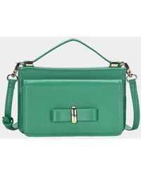 Fashnzfab - Solid Rectangle Tote Crossbody Bag - Lyst