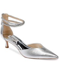Badgley Mischka - Lilibeth Pumps Kitten Heel Ankle Strap - Lyst