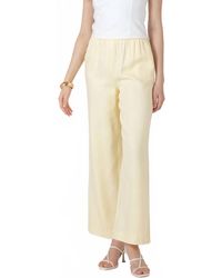 Dex - Lemon Linen Pant - Lyst