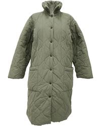A.P.C. - A. P.C. Single-Breasted Quilted Coat - Lyst