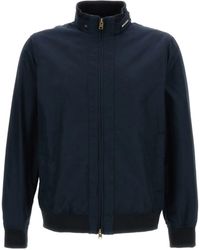 Woolrich - Spring Lewis Bomber Cotton Jacket - Lyst