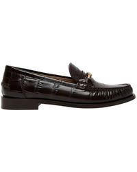 Ferragamo - Ferragamo Harry Crocodile-Embossed Loafers - Lyst
