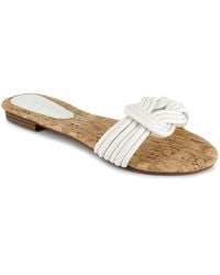Esprit - Katelyn Faux Leather Flip Flop Flat Sandals - Lyst