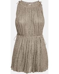 Missoni - Metallic Lurex Knit Sleeveless Top - Lyst