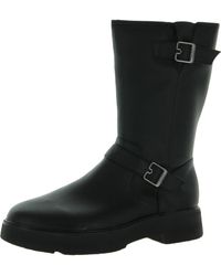 Dr. Scholls Brilliance Wide Calf Faux Leather Riding Boots in