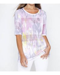 Kinross Cashmere - Ikat Easy Pullover Tee - Lyst