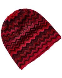 Forte - Cashmere Zig Zag Stitch Cashmere Hat - Lyst