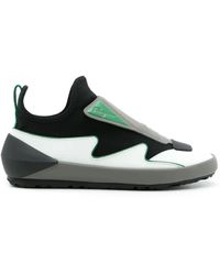 Ferragamo - Ferragamo Colourblock Slip-On Sneakers - Lyst