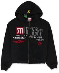 MURD333R.FM x GR33DY UNIT - Greedy Unit X Murd333R. Fm Double Layered Hoodie - Lyst