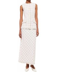 Jonathan Simkhai - Calliope Crewneck Vest - Lyst