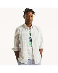 Nautica - Plaid Oxford Shirt - Lyst