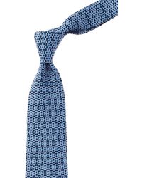 Mens Accessories Ties David Van Hagen Synthetic Striped Knitted Polyester Bow Tie in Blue for Men 