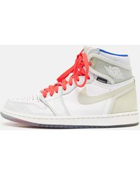 Nike - S Leather Jordan 1 Retro High Zoom Racer Sneakers - Lyst