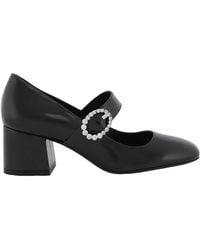 Stuart Weitzman - Sloane Mary Jane Block-Heel Pumps - Lyst