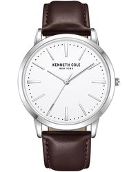 Kenneth Cole - New York 44mm Quartz Watch Kcwga2270301 - Lyst