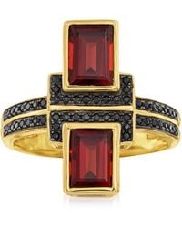 Ross-Simons - Burgundy Garnet And Spinel Ring - Lyst