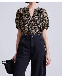 Apiece Apart - Calder Puff Sleeve Popover Top - Lyst