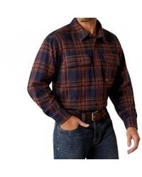 Ariat - Heavy Flannel Long-Sleeve Work Shirt - Lyst