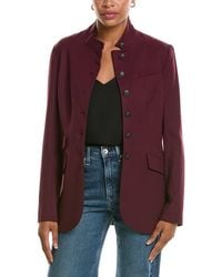 Rag & Bone - Slade Long Wool-Blend Blazer - Lyst