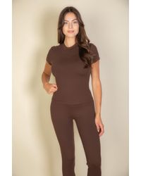 TRUEDAMES - Short Sleeve Round Neck T Shirt - Lyst