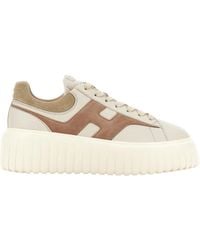 Hogan - H-Stripes Lace-Up Sneakers - Lyst