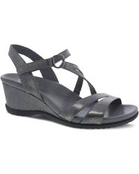 Dansko - Addyson Strappy Dress Wedge Sandal - Lyst