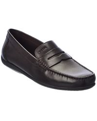 Geox - Ascanio Leather Loafer - Lyst