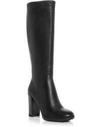 Kenneth Cole - Justin 2.0 Pg Leather Tall Knee-High Boots - Lyst