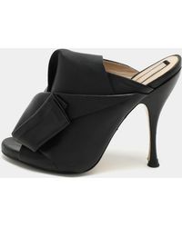 N°21 - N21 Leather Ronny Slide Sandals - Lyst