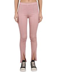 Rick Owens - Mini Denim Leggings With Elastic Waistband - Lyst