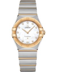 Omega - Constellation White Dial Watch - Lyst