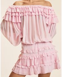 Cynthia Rowley - Bella Ruffle Blouse - Lyst