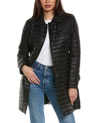 Via Spiga - Quilted Trench Coat - Lyst