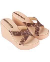Ipanema - Lofty Leopard Wedge Sandal - Lyst