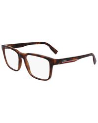 Lacoste - Eyeglasses Square Full Rim, Havana Frame And Clear Demo Lens Lens L2926N214 - Lyst