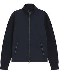 BOSS - P Ulmo Zip-Up Textured Jacket - Lyst