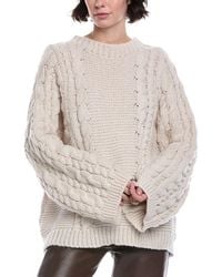 Stellah - Cable Oversize Pullover Sweater - Lyst