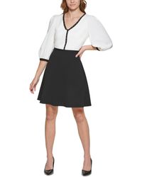 Karl Lagerfeld - Studded Mini Wear To Work Dress - Lyst