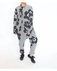 Rundholz - Floral Print Tailored Blazer Jacket - Lyst