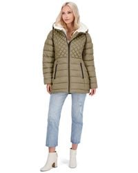 Steve Madden - Cozy Lined Glacier Shield Cozy Quilted Glacier Shield Coat - Lyst