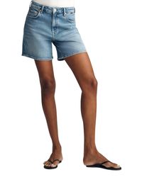 Mavi - Heidi Long High Rise Relaxed Shorts - Lyst