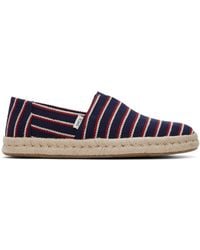 TOMS - Alpargata Woven Stripes Rope 2.0 Espadrille - Lyst