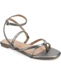 Journee Collection - Journee Serissa Flat Sandals - Lyst