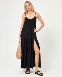 LSPACE - L*Space Malibu Cover-Up Maxi Dress Spaghetti Strap Slit Leg Buu569 - Lyst