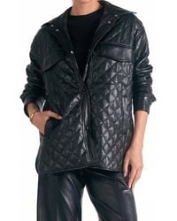 Elan - Quilted Faux Jacket - Lyst
